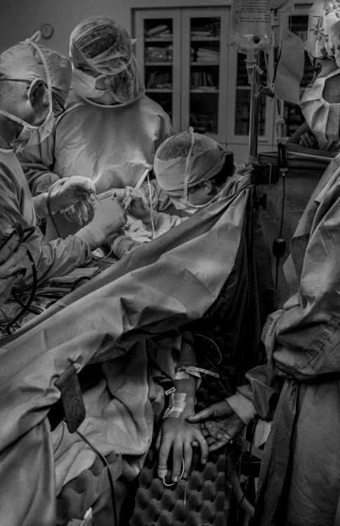 CherMarie Surgery HoldsHand